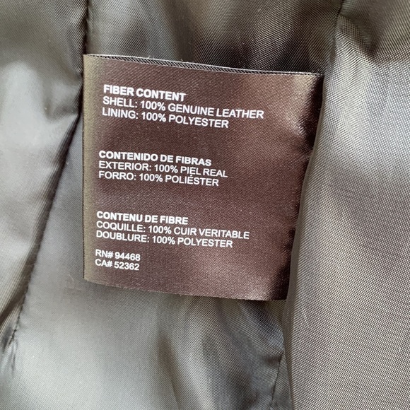 Buffalo OUTERWEAR by David Bitton Brown Distressed Nubuck Leather Jacket - Picture 16 of 16